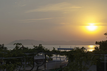 evening at the Black Sea coast