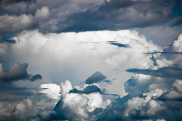 Dramatic background with cloudy sky