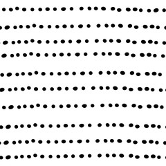 Abstract seamless pattern, dots, stripes. Vector illustration.