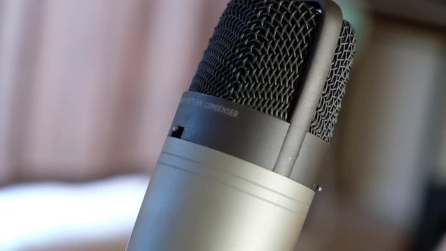 Condensor mic close up