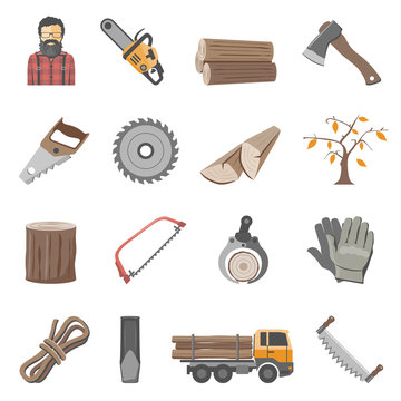 Lumberjack Equipment Icons