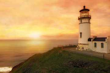 North Head Lighthouse at Sunset