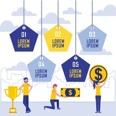 Obraz premium people business concept