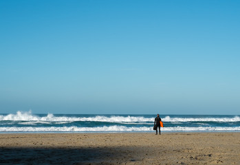 Obraz premium Lone Belly Boarder