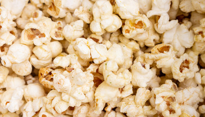 Close up Cheese popcorn