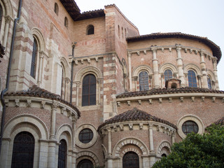 Fototapeta na wymiar Basilika Saint-Sernin, Toulouse, Frankreich