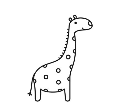 Giraffe Line Icon