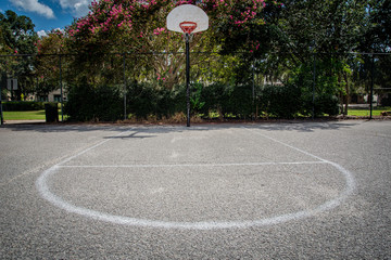 Outdoor Basketball Court 