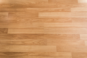 Light oak wooden plank flooring texture background, Top view of smooth brown laminate seamless wood...