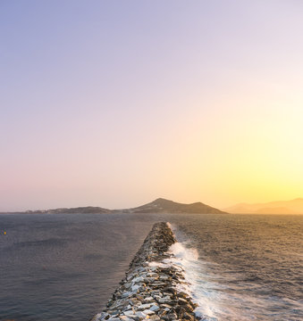 Scogliera sul mare