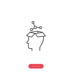 Knowledge Vector Icon Business Management Related Vector Line Icon. Editable Stroke. 1000x1000 Pixel Perfect.