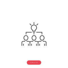 Problem Solving Vector Icon Business Management Related Vector Line Icon. Editable Stroke. 1000x1000 Pixel Perfect.