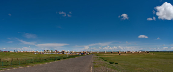 Mongolia. Harhorin. Erdene-Zuu monastery is the first and the largest Buddhist monastery in Mongolia, which has survived to the present day. It was built in 1586.