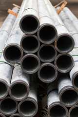 Bundle of Galvanized Steel Pipe