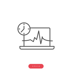 Systematic Diagnostics Vector Icon Business Management Related Vector Line Icon. Editable Stroke. 1000x1000 Pixel Perfect.