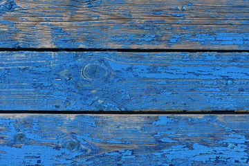 wooden blue background