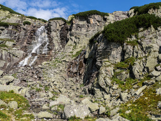 Skok waterfall, High Tatras mountains in Slovakia © lusiolad
