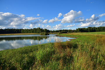 Russian scenery in summer time