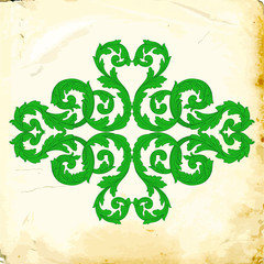 Vector baroque of vintage elements for design. 