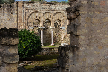 Medina Azahara. Important Muslim ruins of the Middle Ages; located on the outskirts of Cordoba. Spain