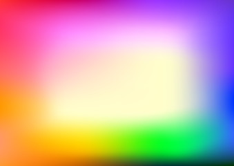 Abstract gradient mesh background in bright rainbow colors. Colorful smooth banner template.
