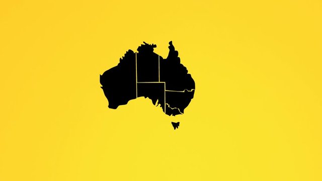 Animated Australia Map