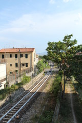 Fototapeta na wymiar Ferrovia Porrettana
