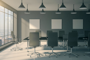 Contemporary conference room interior