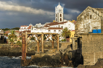 View of Garachico town and harbour