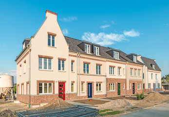construction site of new homes