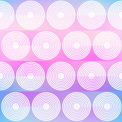 Fototapeta na wymiar Colored circle seamless pattern