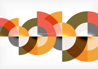 Obraz premium Nowożytny okręgu abstrakta tło