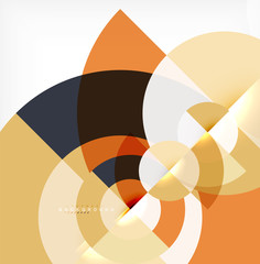 Obraz premium Modern circle abstract background