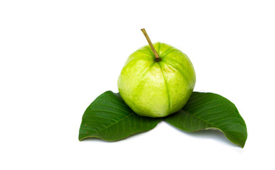 Guava isolated on white background