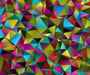Obraz premium Triangular 3d, modern background