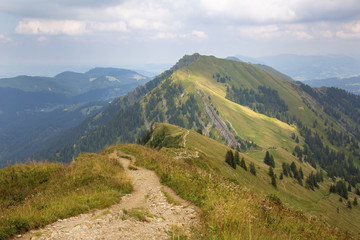 Fototapeta na wymiar Hochgrat - Allgäu - Oberstaufen - Wandern - Alpen