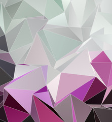 Fototapeta premium Abstract Low-Poly triangular modern background