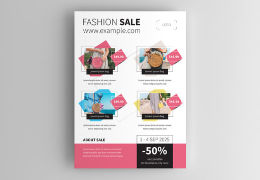 Business Product Sales Flyer Layout