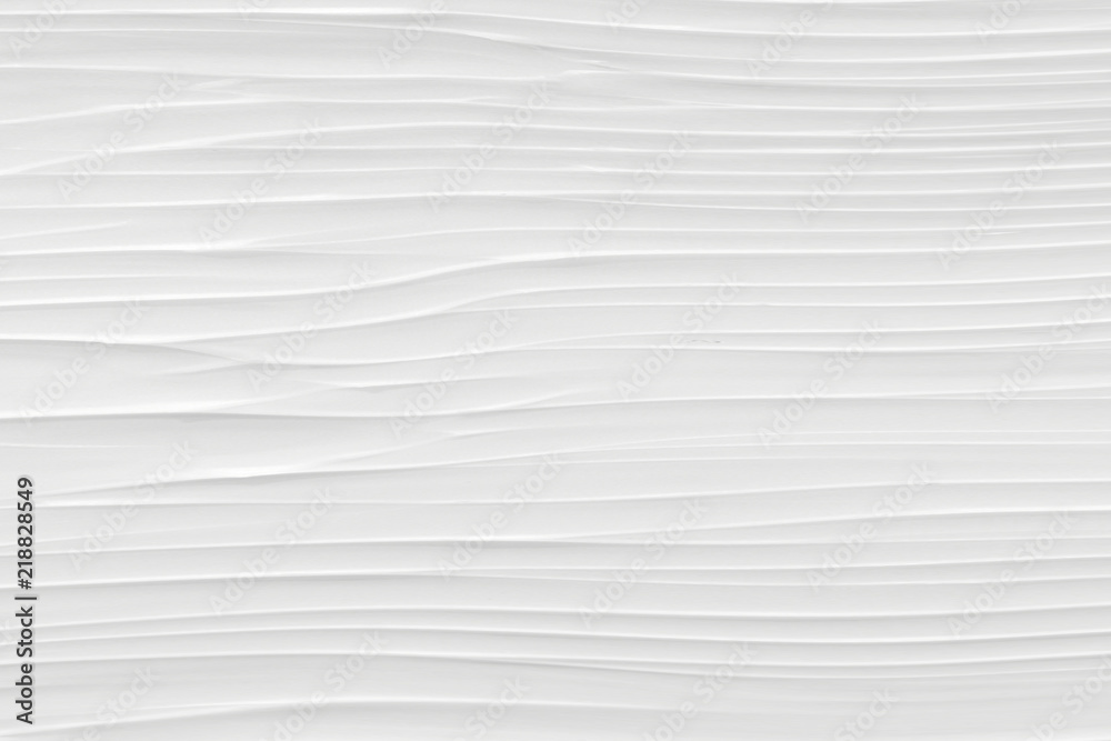 Wall mural drawing of a wave of white and gray color. background with stains and curved lines.