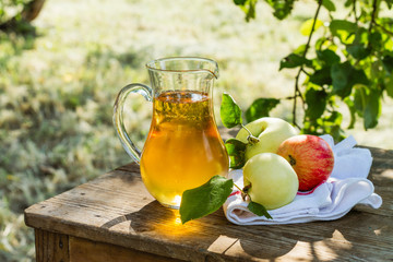Fresh cold apple juice © happy_lark