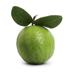 Guava isolated on white background
