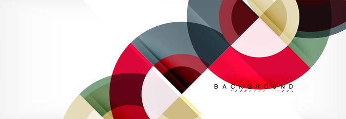 Fototapeta premium Vector circular abstract background