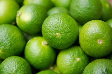 Lime Citrus Fruits background. Fresh juicy limes. Healthy food
