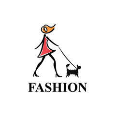 Fashion Shop Logo Template Design