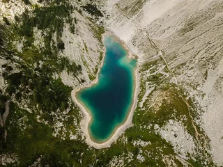 Poster The Triglav Lakes Valley (Dolina Triglavskih jezer  Dolina sedmerih jezer) is a valley in the Julian Alps in Slovenia that is hosting multiple lakes.  © Stepo