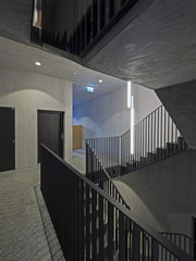 Staircase interior view, Innenansicht Treppenhaus