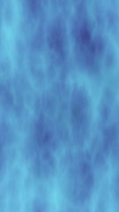 Background of abstract blue color smoke. The wall of blue fog. 3D illustration