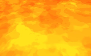 Abstract Fire Background with Flames. Wall of Fire. Glare on the water. 3D illustration