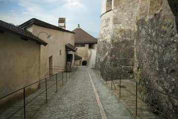 Fototapeta na wymiar Kufstein fortress inner view, Tyrol, Austria