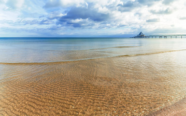 glasklare Ostsee auf Usedom bei Heringsdorf